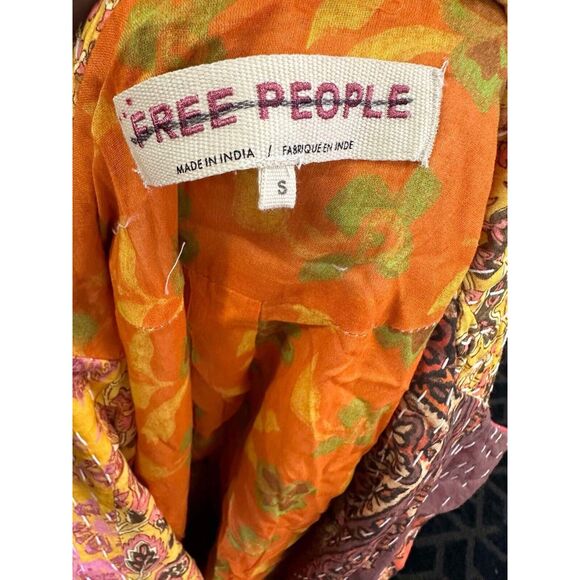 New FREE PEOPLE  Island Bright Duster Size Small - Picture 7 of 9